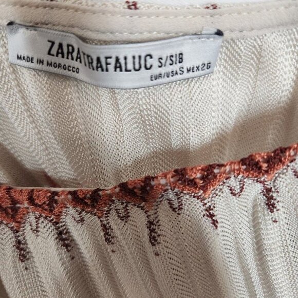 Zara Spaghetti Strap Crop Top‎ Size Small - Picture 5 of 7